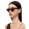 Used Olive Green Cat Eye Sunglasses