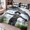 Edward Scissorhands 3Pcs Bedding Set Duvet Cover With Two Pillowcases For Bedroom Home Decoration