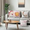 4pcs/set Rainbow Heart Cloud Decoration Cushions Pillowcase Polyester Cushion Cover Throw Pillow Pillowcover Home Car Sofa Decor