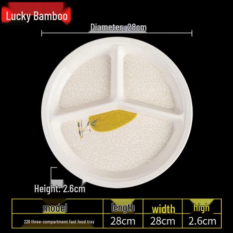 

Colorful Melamine Segmented Meal Plate
