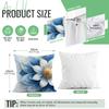 Blue and White Mandala Flower Cushions Pillowcase Polyester Cushion Cover Throw Pillow Pillowcover Home Car Sofa Decor