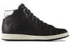 adidas Originals StanSmith Abriebfest Rutschfest Mittelhohe Skateboard-Schuhe Unisex Helles Schwarz S80497