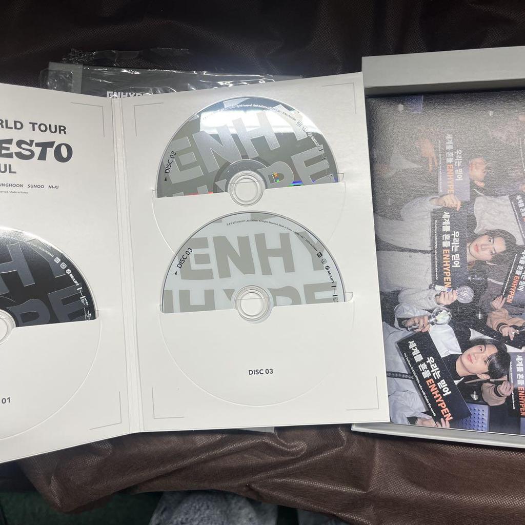 [USED] ENHYPEN TOUR MANIFEST SEOUL DVD Niki