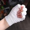Bequeme Damen-SportHandschuhe Atmungsaktiv Rutschfest Fingerlos GolfHandschuhe Linke Rechte Hand Netz Damen GolfHandschuhe