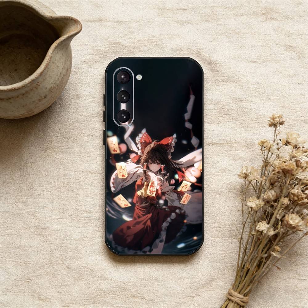 Game Touhou Project Phone Case For Samsung Galaxy A73,21,22,32,71,53,52,51,80,5G Soft Black Cover