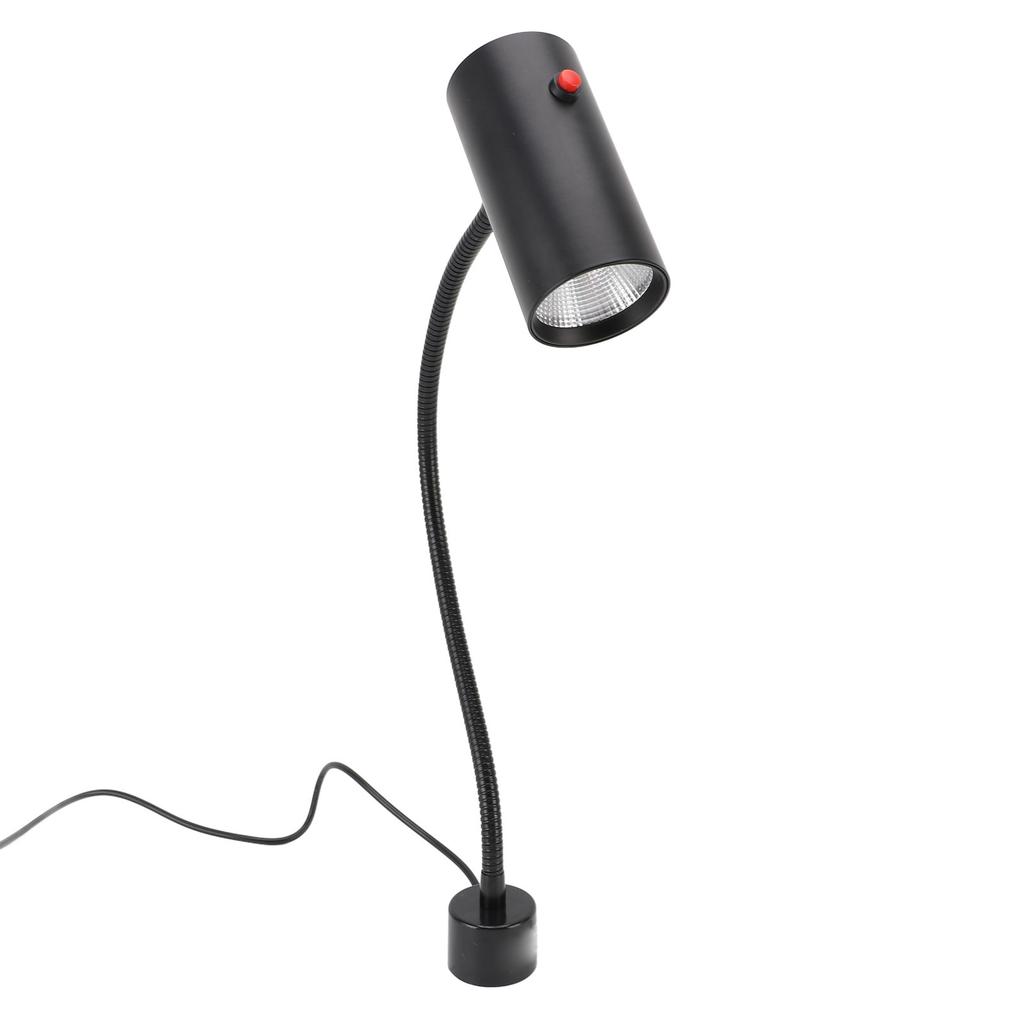 LED Machine Light 550LM 6500K White Flexible Gooseneck Magnetic Base IP65 LED Work Lamp for Workshop Lathe Grill