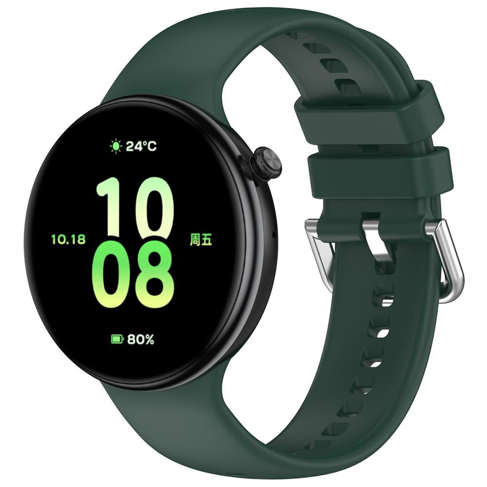 Silicone Watch soft strap for Honor Watch GS5/Honor Watch Fit Vitality Edition / Elegant Edition sports wristband watchband accessories зелёный