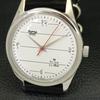 USED HAND-WINDING HMT JANATA INDIAN MENS WHITE COLOR DIAL WATCH A432516-2 R112-a432516