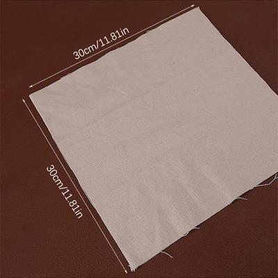 1Pc 30X30Cm Poliertuch Hohe Dichte Leinwand Leder Rand Polieren Handarbeit
