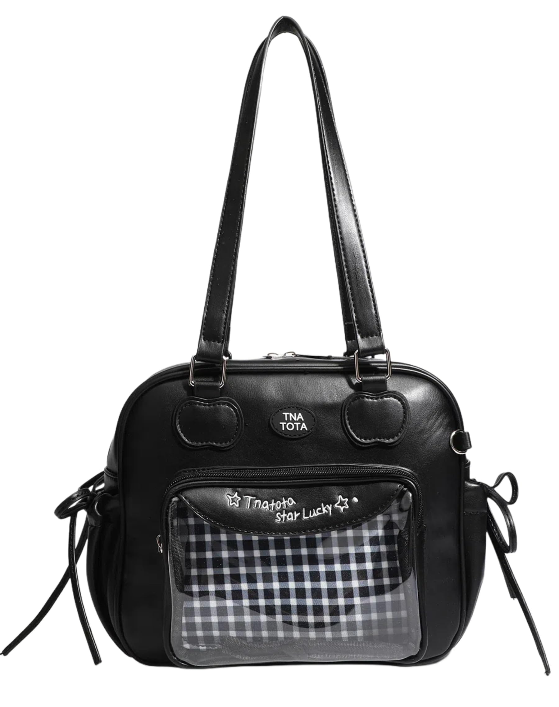 

Shoulder Ita Perfect for Showing Off Your Favorite Made of PU Leather and Transparent Perfect for Plush and Everyday A Great Gift for and 2D чорний