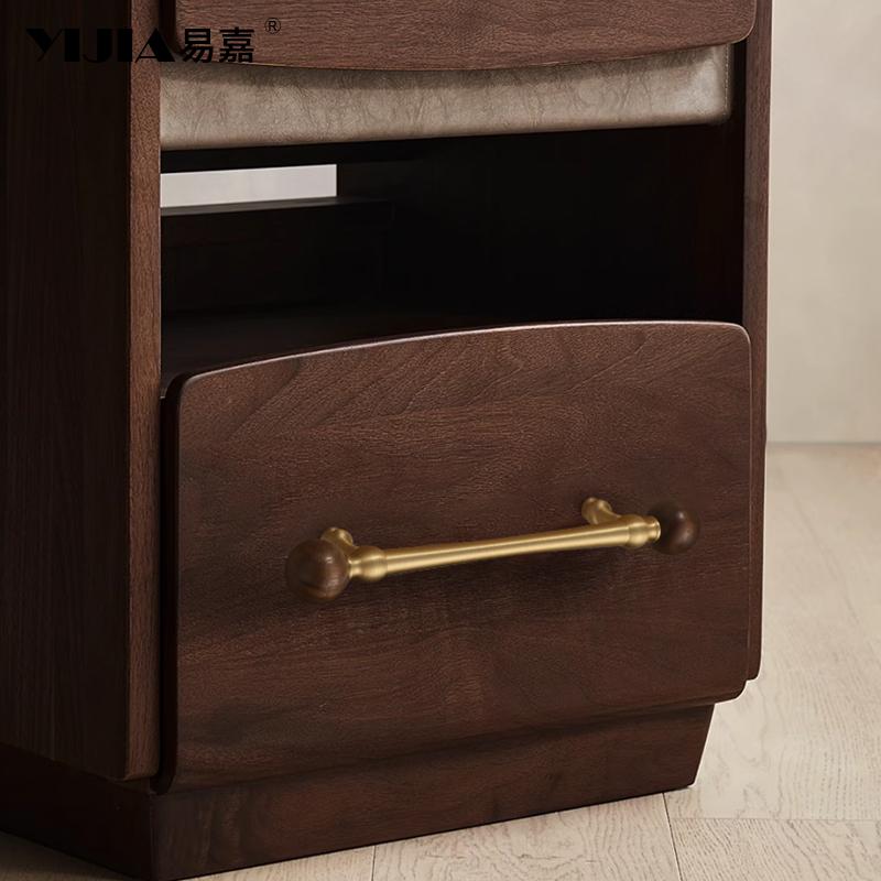 Walnut Handle Wardrobe Door Handle Kitchen Door Knobs for Cabinets Knobs Wood Cabinet Knobs Nature Style Wooden Cabinet Handle