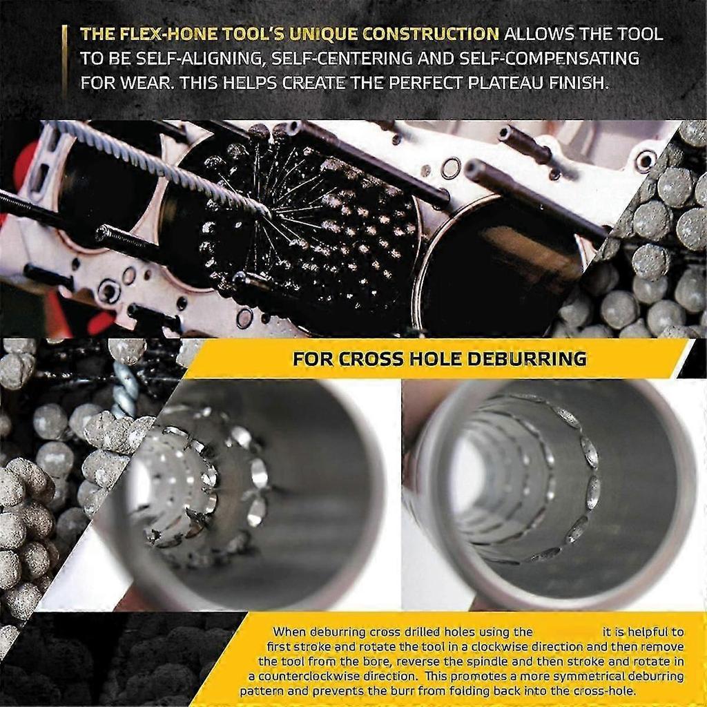 Valve Body and Cylinder Grinding Brush Ball Head Polishing Brush Valve Body Hole Deburring Grinding