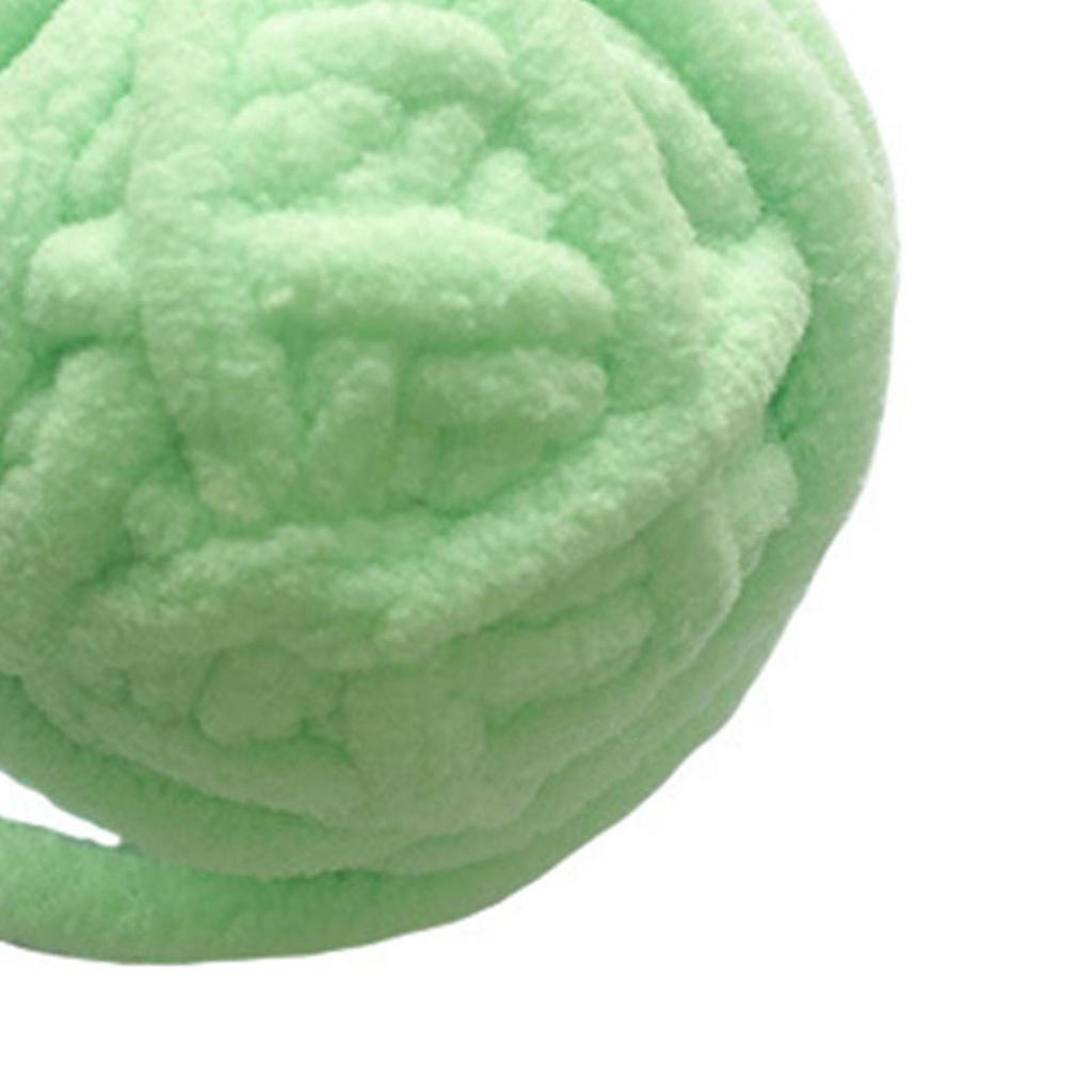 Cat Yarn Ball Toy Fun Interactive Bite Resistance Woolen Yarn Cat Ball Toy with Bell for Cats Kittens Puppies Green