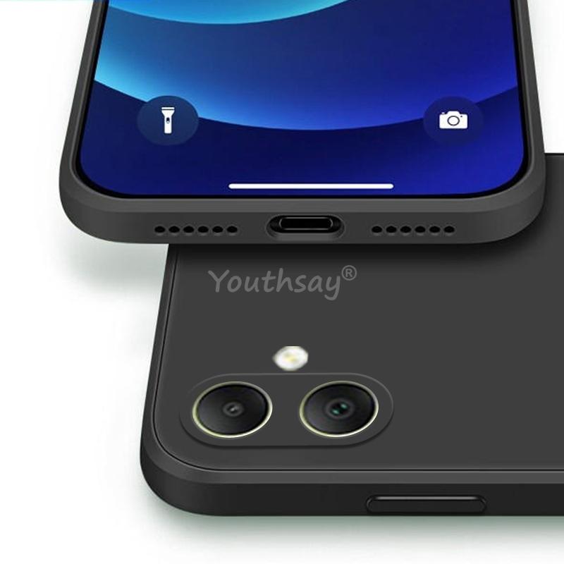 Für Samsung Galaxy A06 Hülle Flüssiges Silikon TPU Einfarbig Handy Schutzhülle Samsung A06 Hülle Gummi Samsung Galaxy A06 Hülle