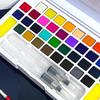 36-Color Solid Watercolor Set for Beginner Students