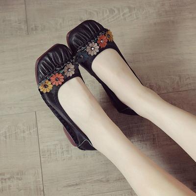 Zapatos de mujer de cuero genuino, mocasines informales de marca de lujo para mujer, mocasines suaves y transpirables, zapatos náuticos de talla grande para mujer