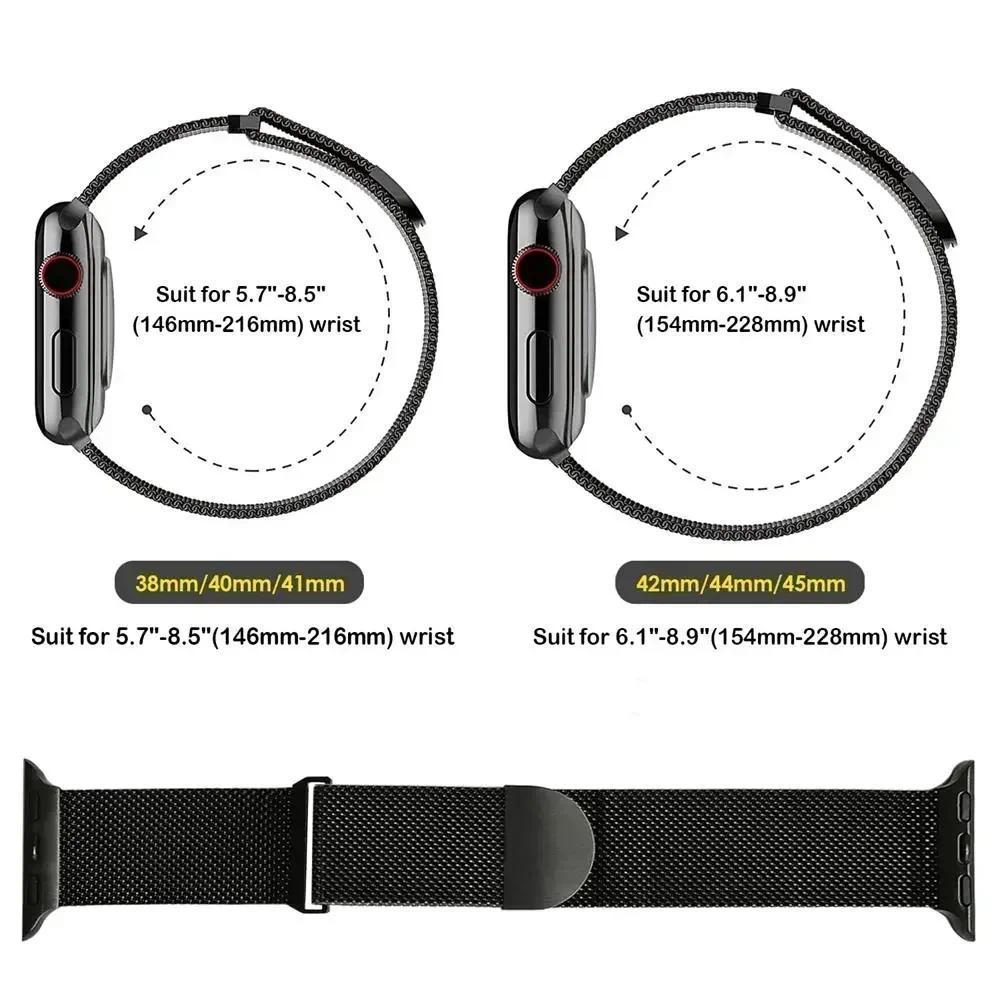 Megnetic strap For Apple Watch Ultra 3 2 49mm S10 S11 42mm 46mm 45mm 44mm 40mm 41mm 38mm for iWatch Series9 8 7 6 5 4 3 SE