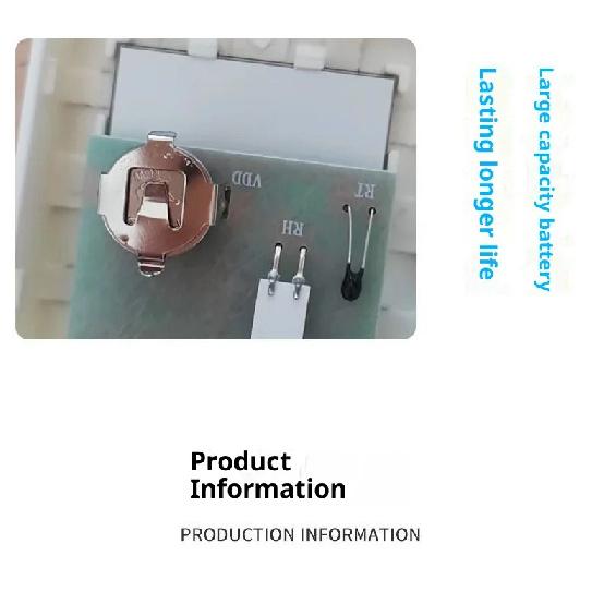 Mini thermomètre d'intérieur LCD numérique, hygromètre de température ambiante, capteur d'humidité, thermomètre d'intérieur