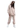 Women's European & American Solid Color Hooded Sweatshirt - New Autumn/Winter Fashion