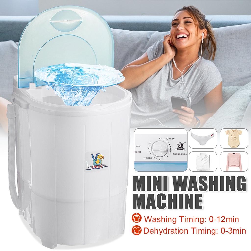2kg Portable Clothing Laundry Washing Machine Single Barrel Mini Washing Machine Washer And Dehydration 250W