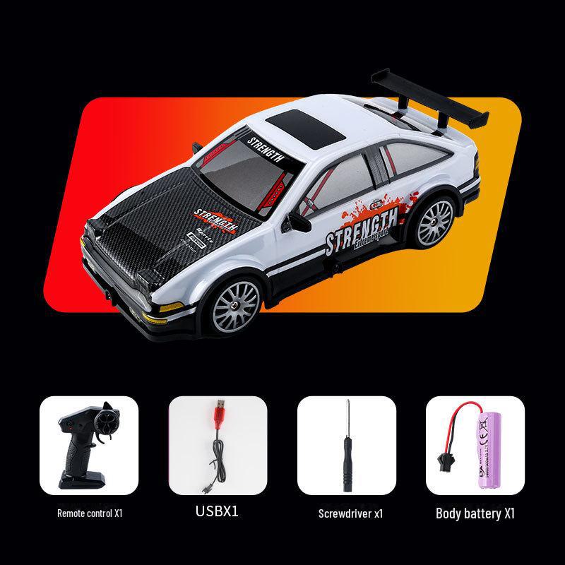 AE86 1:24 High-Speed Drift RC Car - Four-Wheel Drive Model Toy for Kids