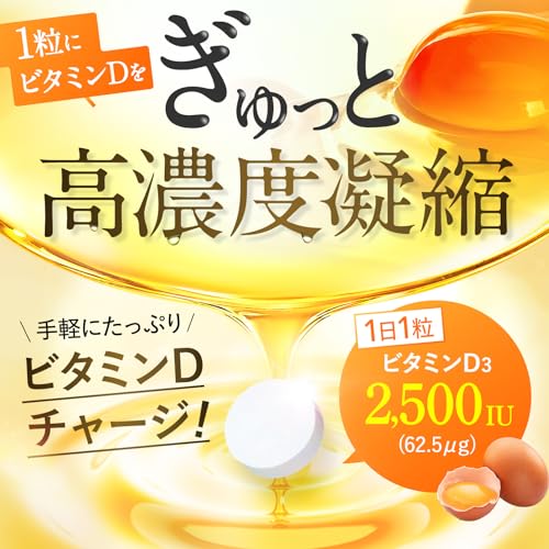 [Doctor Supervised] High-Concentration Vitamin D2 500 IU, Vitamin D3 62.5 G, 10 Billion Lactobacillus, Large Capacity 60 Tablets (Approx. 60-Day
