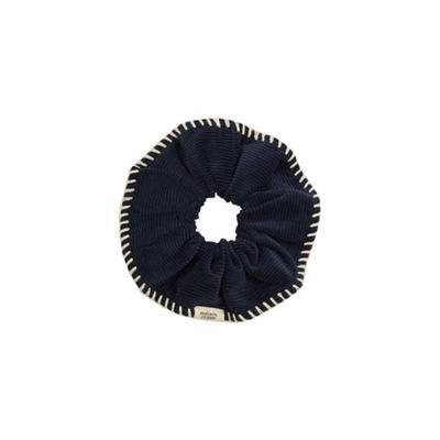 Maison Creme Stitch Scrunch _ Corduroy Navy