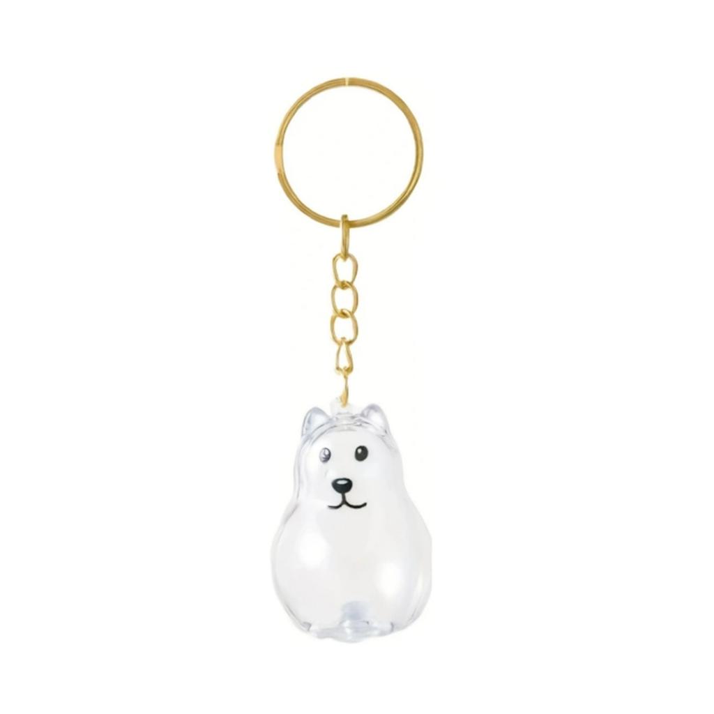 Dog Hair Storage Cute Pendant Keychain Bag Ornament,Creative Cartoon Pet Hair Pendant