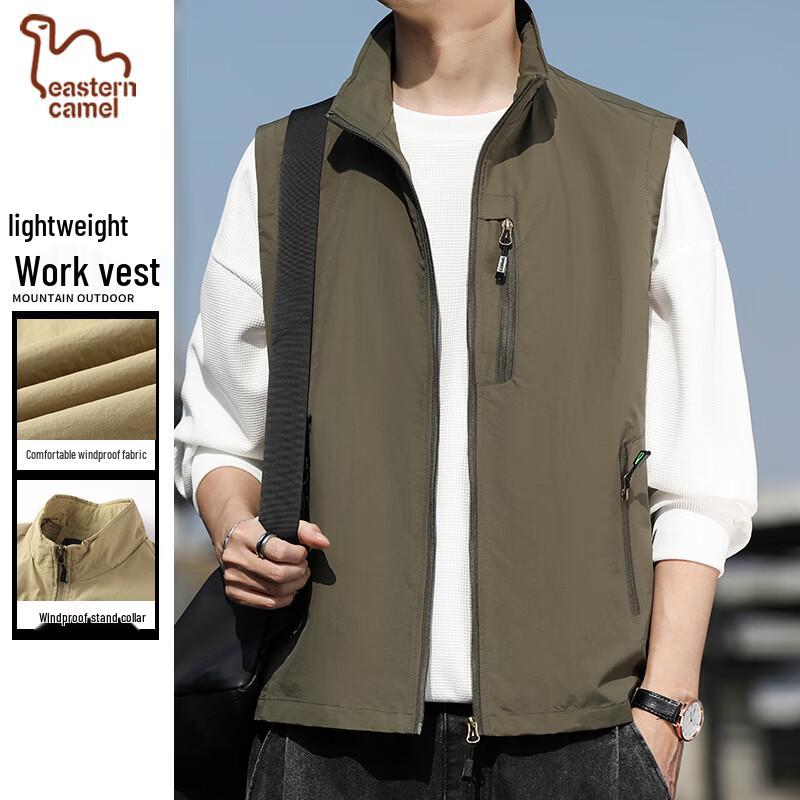 

EASTERN CAMEL Мужской уличный жилет с несколькими карманами L