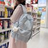 Schoolbag Korean Version Ins College Style Schoolbag for Women, Middle and High School Students Cute Little Fresh Backpack for Girls Traveling Small
