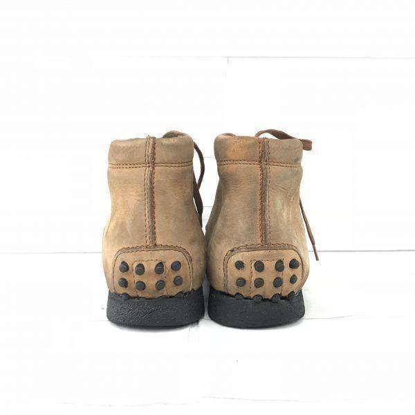 TOD'S Nubukleder Kurze Stiefel U-Spitze Hellbraun 25.0-25.5 Ca.(GEBRAUCHT)