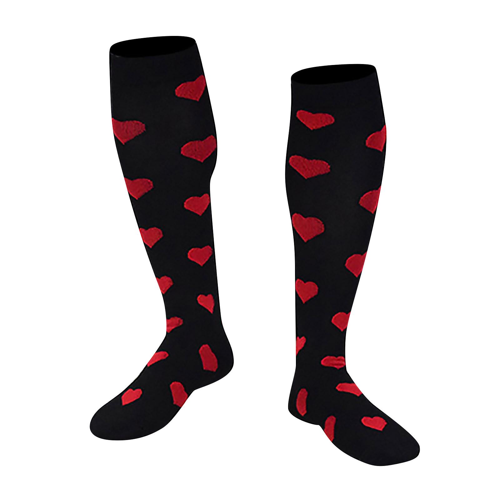 

Компрессионные носки женские и мужские эластичные спортивные носки для альпинизма и верховой езды, носки для бега S красный