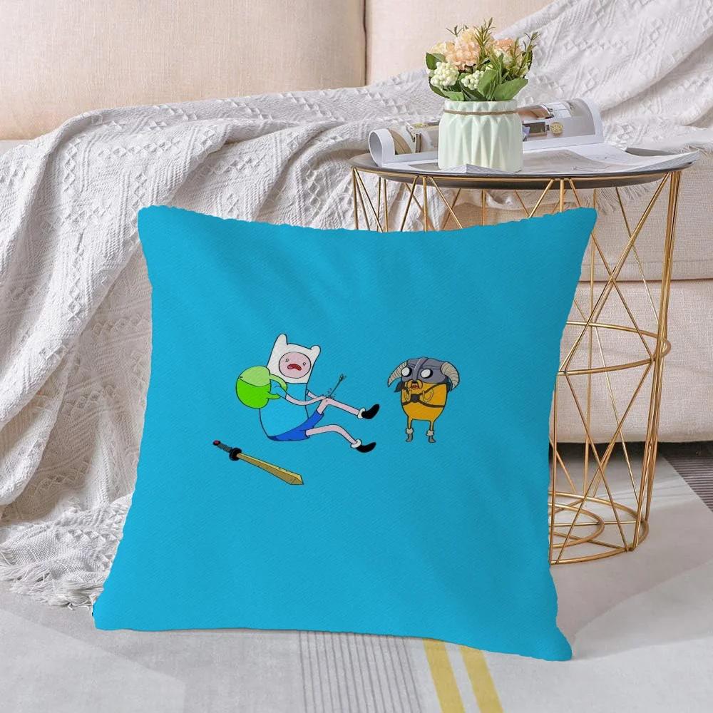 Cushion Covers 45X45 Cushions Cover Adventure Time Gift Decorative Pillows For Sofa Luxury Living Room Decoration