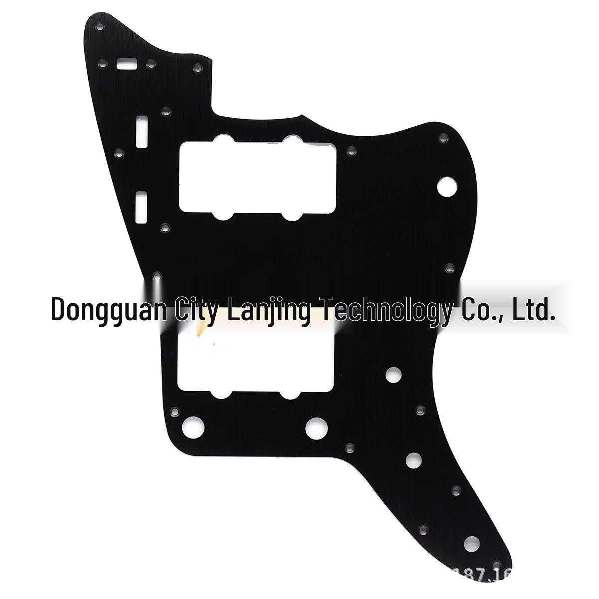 JM Jazzmaster Электрогитара Алюминиевая Накладка на Пикгард чёрный