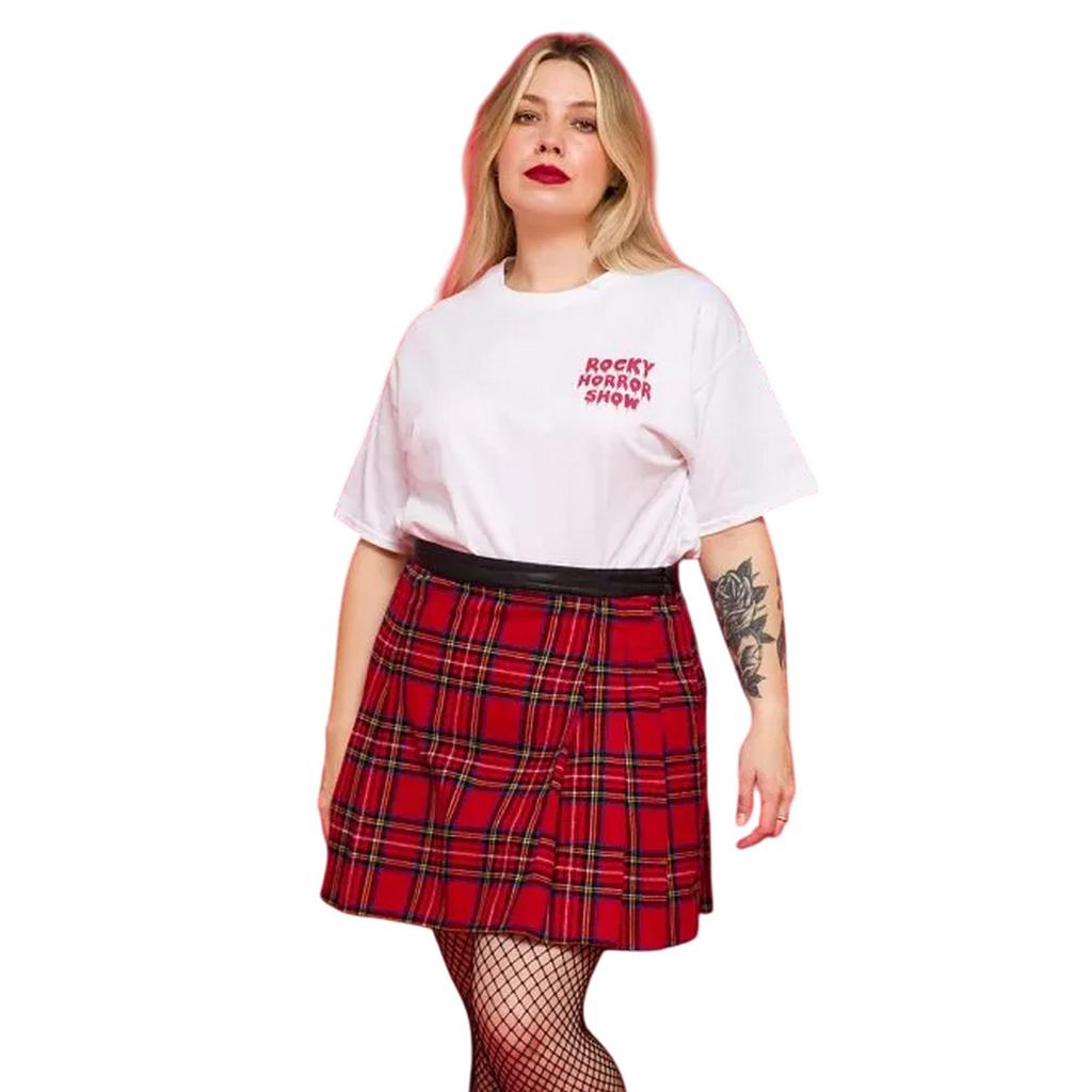 The Rocky Horror Picture Show Unisex Adult The Time Warp Tour Back Print T-Shirt