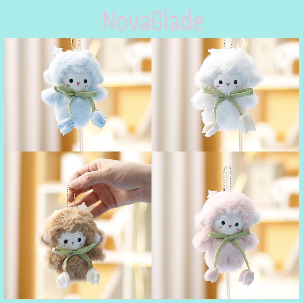 Cute Animal Plush Doll Small Sheep Pendant With Plush Material For Girls Gift And Accessory