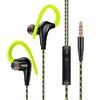 Fones de Ouvido Esportivos S760 com Gancho de Orelha Graves Intra-auriculares Microfone com Volume Ergonômicos para Música
