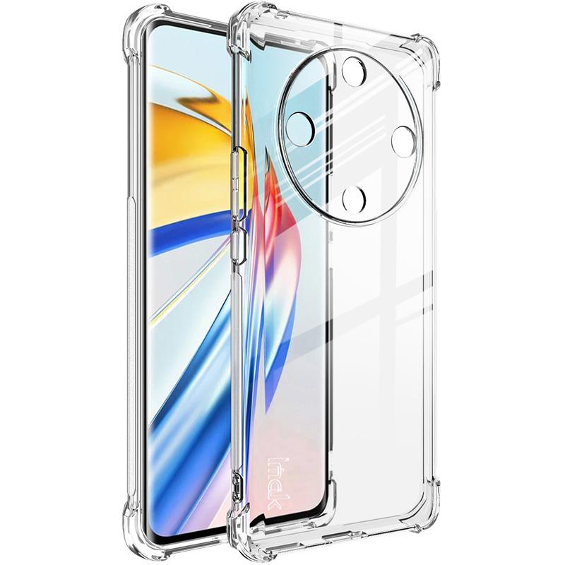 

IMAK For Honor X9b 5G/Magic6 Lite 5G Phone Case Scratch-proof Airbag Corner TPU Cover Transparent