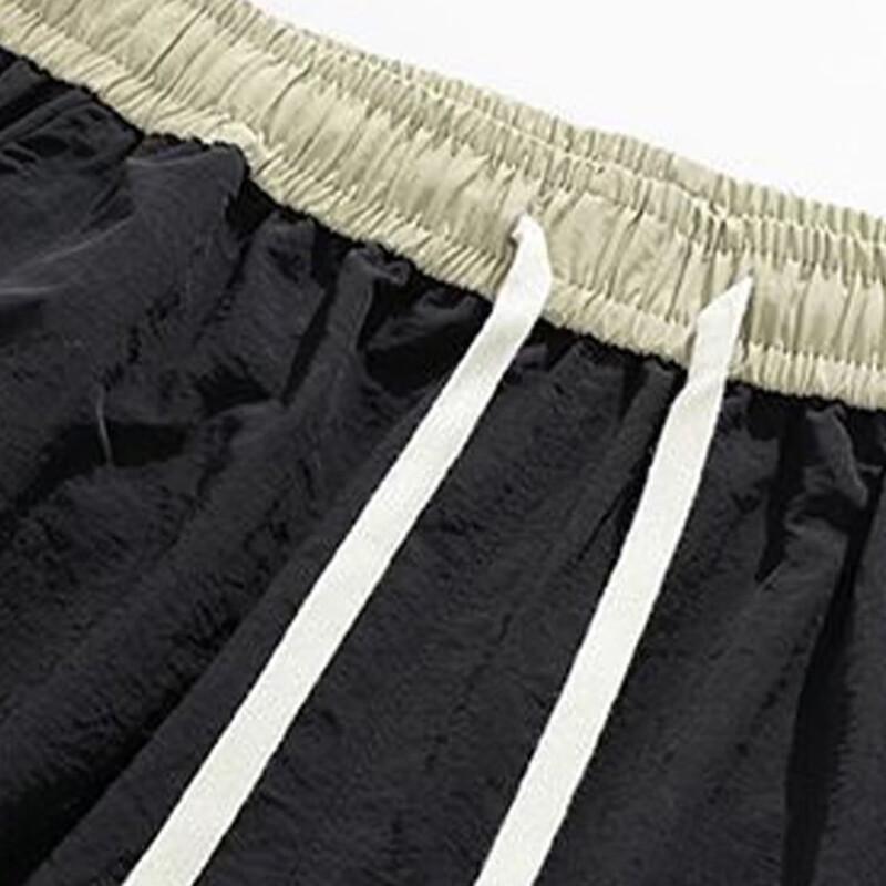 ROMON Men's Summer Breathable Sports Beach Shorts