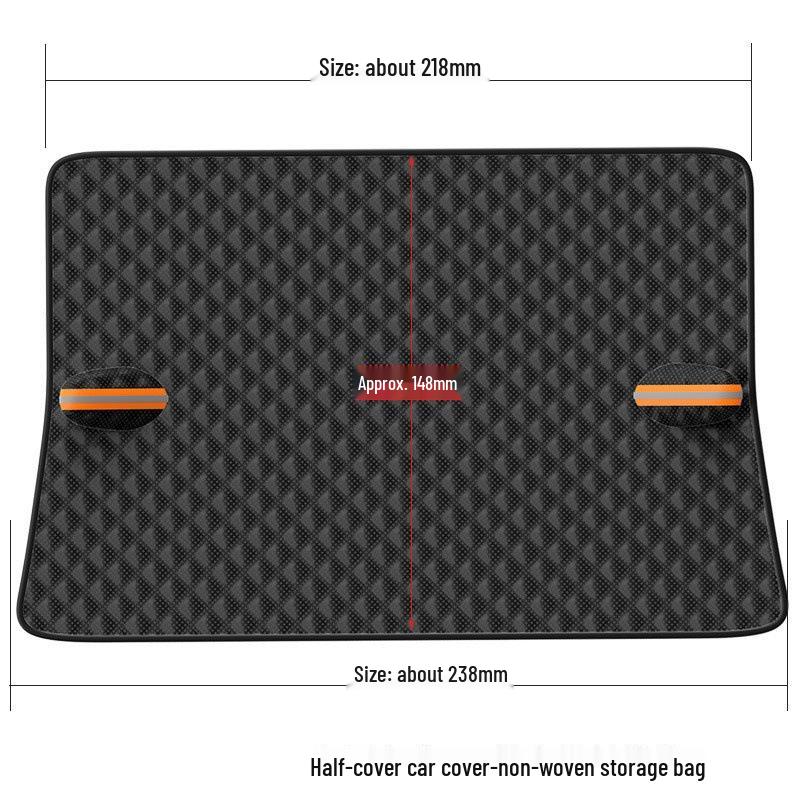 Magnetic Anti-Freeze Car Windshield Cover: Thick Heat Insulation & Sunshade for Snow and Sun.