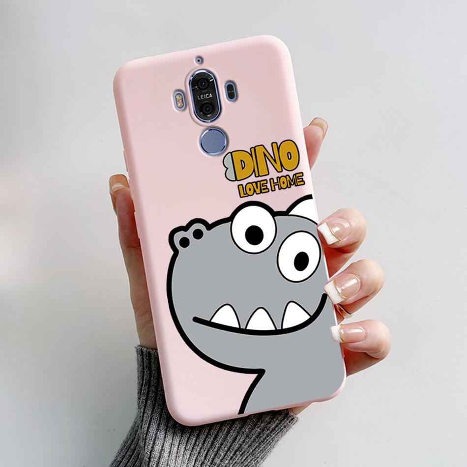 Für Huawei Mate 9 Mate9 MHA-L29 MHA-L09 MHA-AL00 Weiche Hülle Niedlicher Bär Cartoon Frosch Bemaltes TPU Handyhülle Schutzhülle Funda