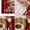 2pcs, 2D FLAT PRINTING Curtains (Without Rod) FestiveReindeer Modern Fashionable Curtainments during the Christmas holiday
