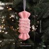 New Christmas Ornaments Cute Pink Cartoon Macaron Foam Candy Christmas Tree Pendant Pendant Props