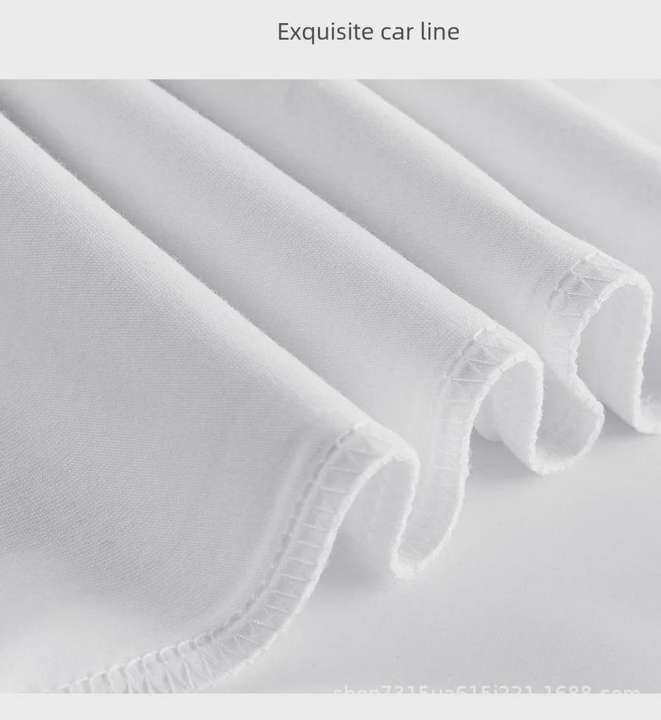Herr sommar casual lös passform 300g Xinjiang bomull enfärgad kortärmad t-shirt