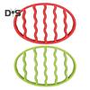 Oval Silicone Roast Rack Pot Stand Multipurpose Cooking Rack for Stoves Pressure Cooker Slow Cooker Air Fryer Baking Utensil Holder