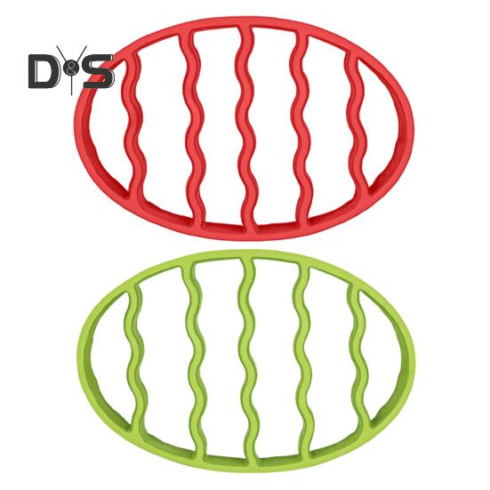 Oval Silicone Roast Rack Pot Stand Multipurpose Cooking Rack for Stoves Pressure Cooker Slow Cooker Air Fryer Baking Utensil Holder