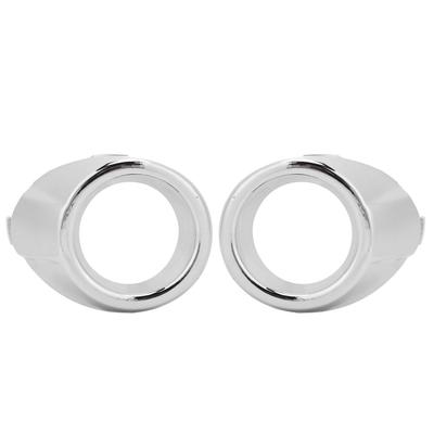 Front Fog Light Trim ABS Chrome Scratch Resistant High Toughness Elegant for Fiesta MK7 2008 To 2012