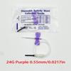 Veterinary Disposable Sterile Double-Bladed Venous Blood Collection Needle for Cats and Dogs, 50-Pack Affordable Packaging