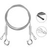 Picture Hanging Rope Set with Adjustable Barrels, 4 Metal Art Display Lines, Wall Mount Plates and Screws for Indoor Gallery Display