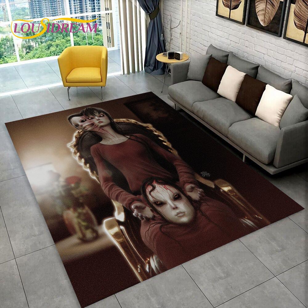 

Junji Ito Tomie Kawakami Ghost Area Rug Large,Carpet Rug for Living Room Bedroom Sofa Doormat Decoration,Non-slip Floor Mat 3D 40x60cm(15x23in)